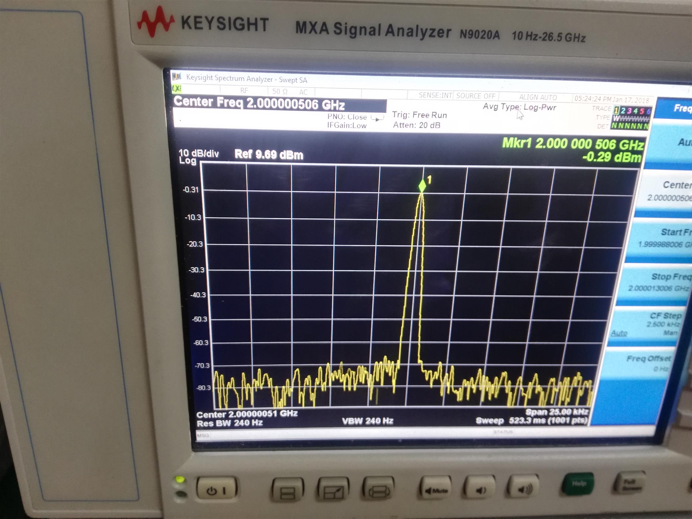 安捷伦N9030A频谱分析仪在相位噪声测量中的应用解析——以四川某用户实测26.5GHz信号为例
